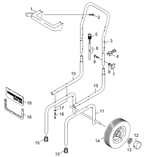 KARCHER K1800 GM 1.050-913.0 Manuals pump repair parts